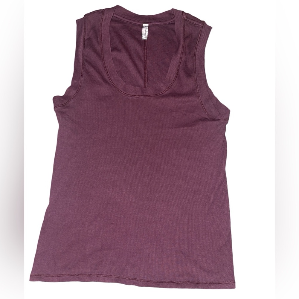 NWOT Free People U-neck tank- size XL